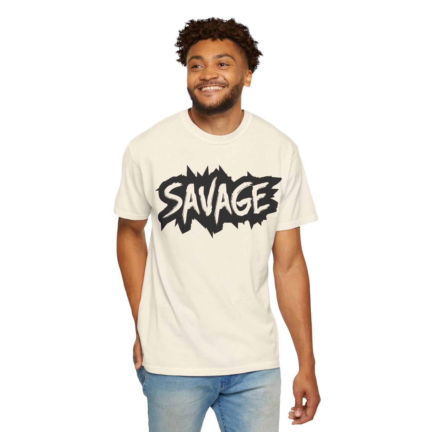 RICH Graphic Tee – "Realizing I Create Happiness" Motivational T-Shirt